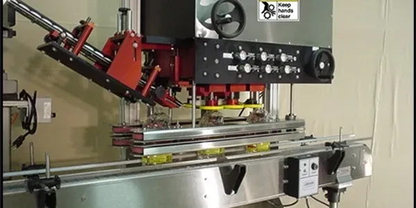 Automatic capping machine industrial packaging